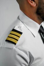 Eppaulettes 3 stripe gold & black