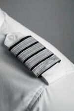 Eppaulettes 4 stripe gold& black - Imagen 4